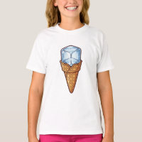 Funny Ice Cube In Cone Kids