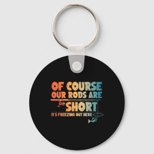 Funny Ice Fishing Art For Men Fishermen Ice Fishin Key Ring