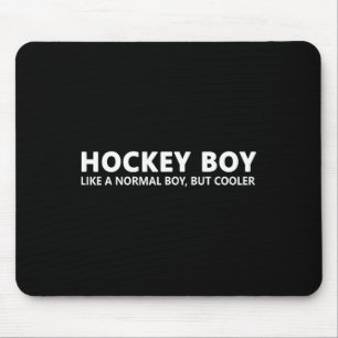 Funny Ice Hockey Boy Hockey Son Mouse Mat