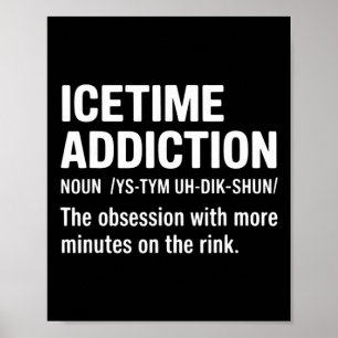 Funny Ice Hockey Definition Ice Hockey Icetime Add Poster