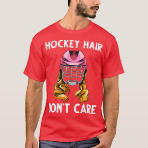 Funny Ice Hockey For Girls Women Hockey Sport Play T-Shirt