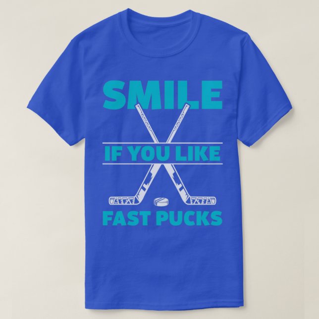 Funny Ice Hockey Goalie Fust Pucks T-Shirt (Design Front)