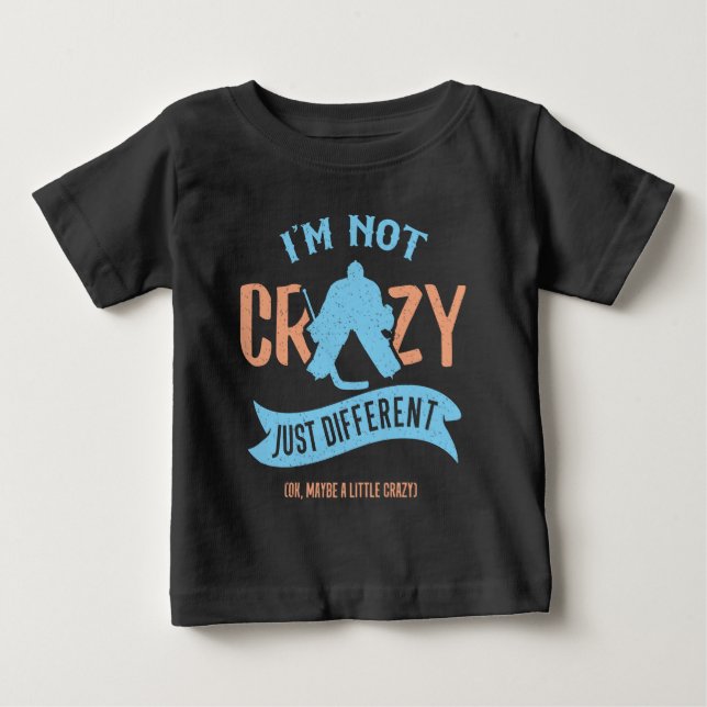 Funny Ice Hockey Goalie Tee Shirts (Front)