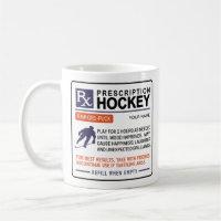 Funny Ice Hockey Mug Prescription Design