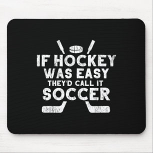 Funny Ice Hockey Player Goalie Sports Gift Men Wom Mouse Mat