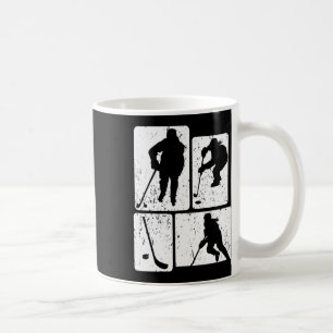 Funny Ice Hockey Puck Stick Winter Game Ice Hockey Coffee Mug