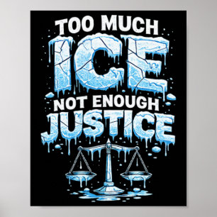Funny Ice Shirt Abolish Ice Trump Meme Poster