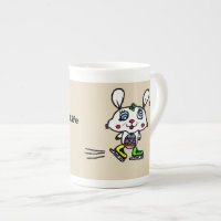 Funny Ice Skating Rabbit