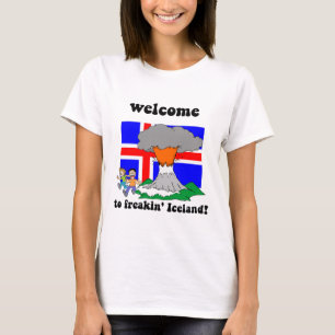 Funny Iceland volcano T-Shirt