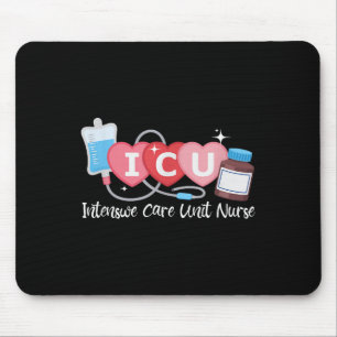 Funny Icu Nurse Intensive Care Unit Nurse Emergenc Mouse Mat