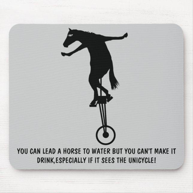 Funny idiom mouse mat (Front)