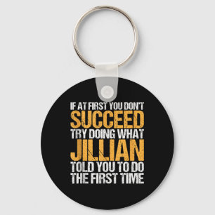 Funny If At First You Dont Succeed Try Doing What Key Ring