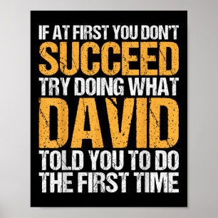 Funny If At First You Dont Succeed Try Doing What Poster