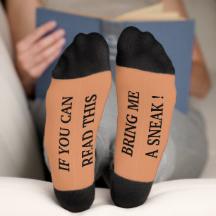 Funny If You Can Read This Personalized Gift Socks
