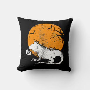 Funny Iguana Pumpkin Halloween Costume Men Women K Cushion