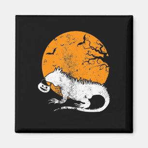 Funny Iguana Pumpkin Halloween Costume Men Women K Magnet