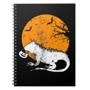 Funny Iguana Pumpkin Halloween Costume Men Women K Notebook