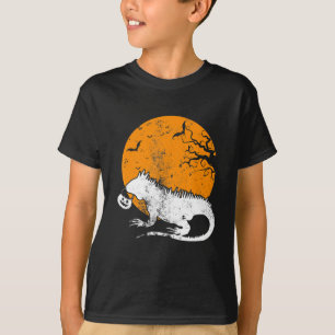Funny Iguana Pumpkin Halloween Costume Men Women K T-Shirt