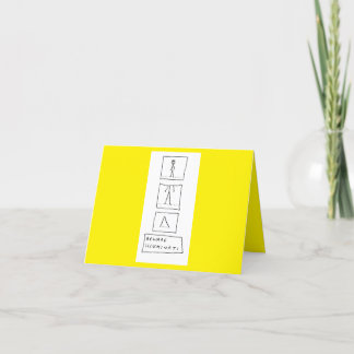 Funny Illuminati Cartoon Joke Birthday Card