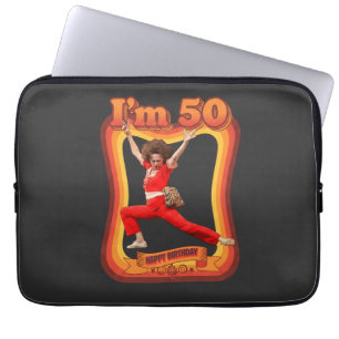 Funny I'm 50 Happy Birthday Sally O'Malley Design Laptop Sleeve