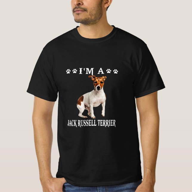 Funny Im A Jack Russell Terrier Halloween Costume  T-Shirt (Front)