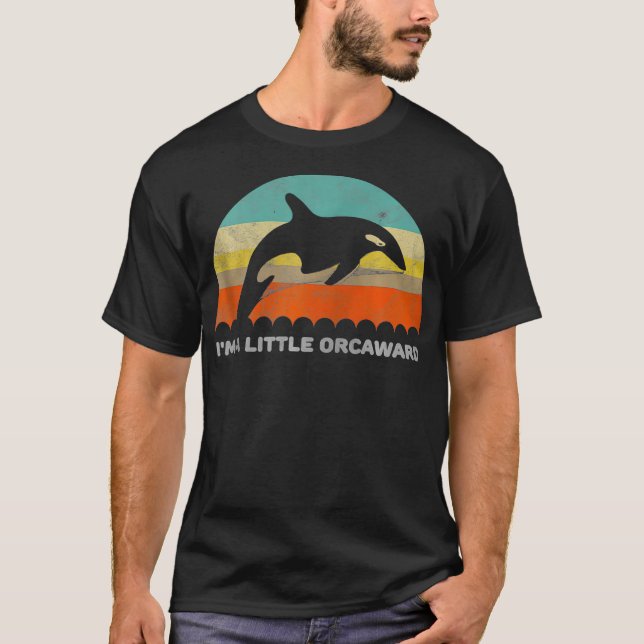 Funny Im A Little Awkward Orca Pun For Introvert Z T-Shirt (Front)