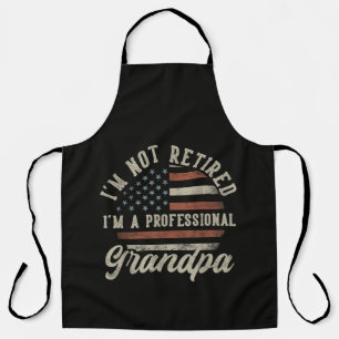 Funny "I'm A Professional Grandpa" Retirement Apron