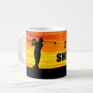 Funny "I'm a Swinger" Golf Coffee Mug