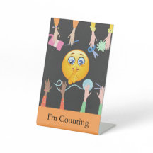 Funny I'm Counting Sign for Crochet or Knitting