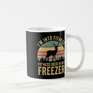 Funny I'm Into Fitness Fitness Deer In My Freezer Coffee Mug