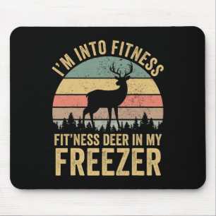 Funny I'm Into Fitness Fitness Deer In My Freezer Mouse Mat