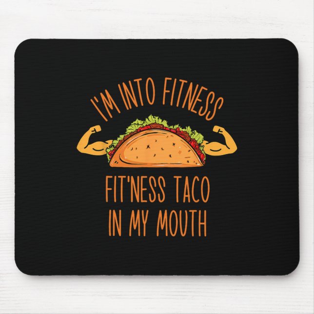 Funny I'm Into Fitness  Mouse Mat (Front)