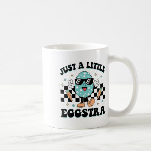 Funny I'm Just So Eggstra Happy Easter Motivationa Coffee Mug
