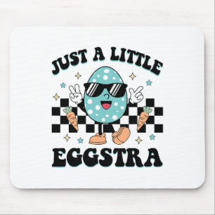 Funny I'm Just So Eggstra Happy Easter Motivationa Mouse Mat