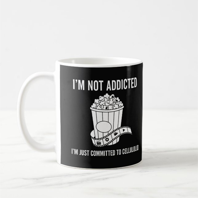 Funny "I'm Not Addicted" Cellolokit Design -  Coffee Mug (Left)