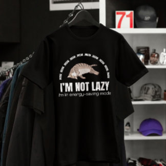 Funny I'm Not Lazy Cat T-Shirt