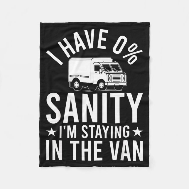 Funny I'm Staying In Tha Van Phasmophobia Gamer Ma Fleece Blanket (Front)