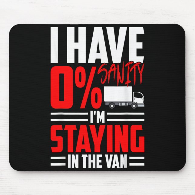 Funny I'm Staying In Tha Van Phasmophobia Gamer Wo Mouse Mat (Front)