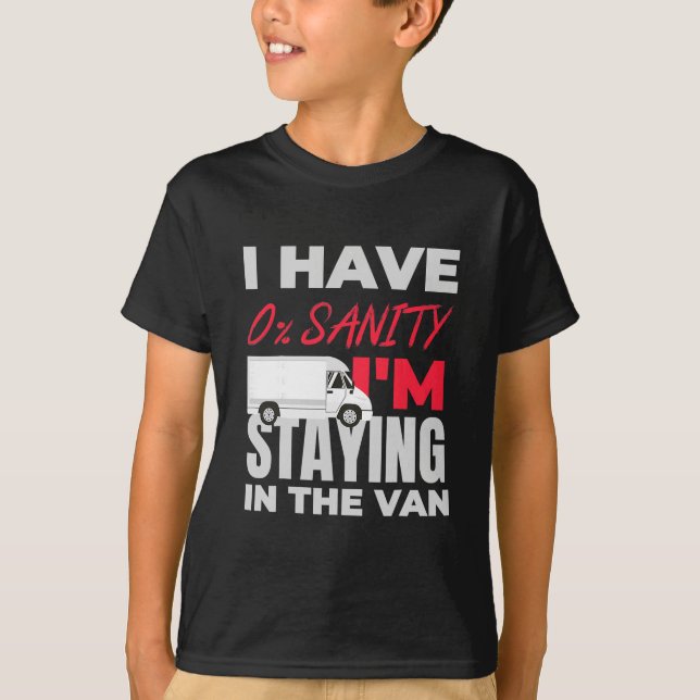 Funny I'm Staying In Tha Van Phasmophobia  T-Shirt (Front)