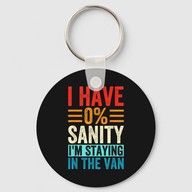 Funny I'm Staying In Tha Van Phasmophobia Women Ma Key Ring (Front)