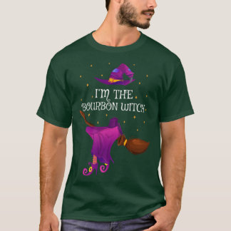 Funny Im The Bourbon Witch Halloween 4200420  T-Shirt