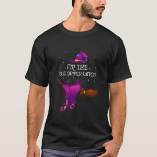 Funny I'm The Bus Driver Witch Halloween T-Shirt