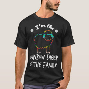 Funny Im The Rainbow Sheep Of The Family LGBTQ T-Shirt