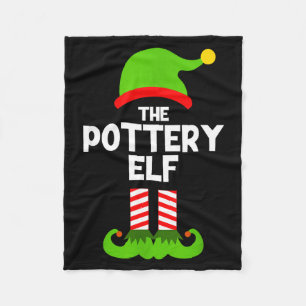 Funny I'm The Ttery Elf Christmas Xmas Fleece Blanket