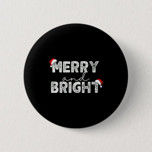 Funny I'm Trying To Feel Merry And Bright Couples  6 Cm Round Badge