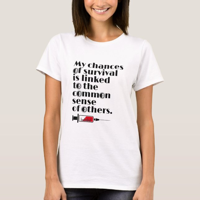 Funny Immunisation T-Shirt (Front)