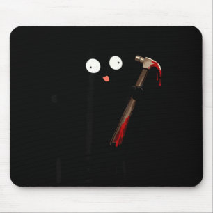 Funny In Cat Anime Spooky Black Cats Halloween Mouse Mat