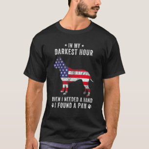 Funny In My Darkest Hour I Found A Paw Pit Bull O T-Shirt