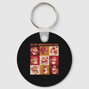 Funny In My Groundhog Era Football Happy Groundhog Key Ring