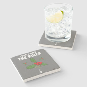 Funny Inappropriate Christmas Adult I Didnt Make Stone Coaster